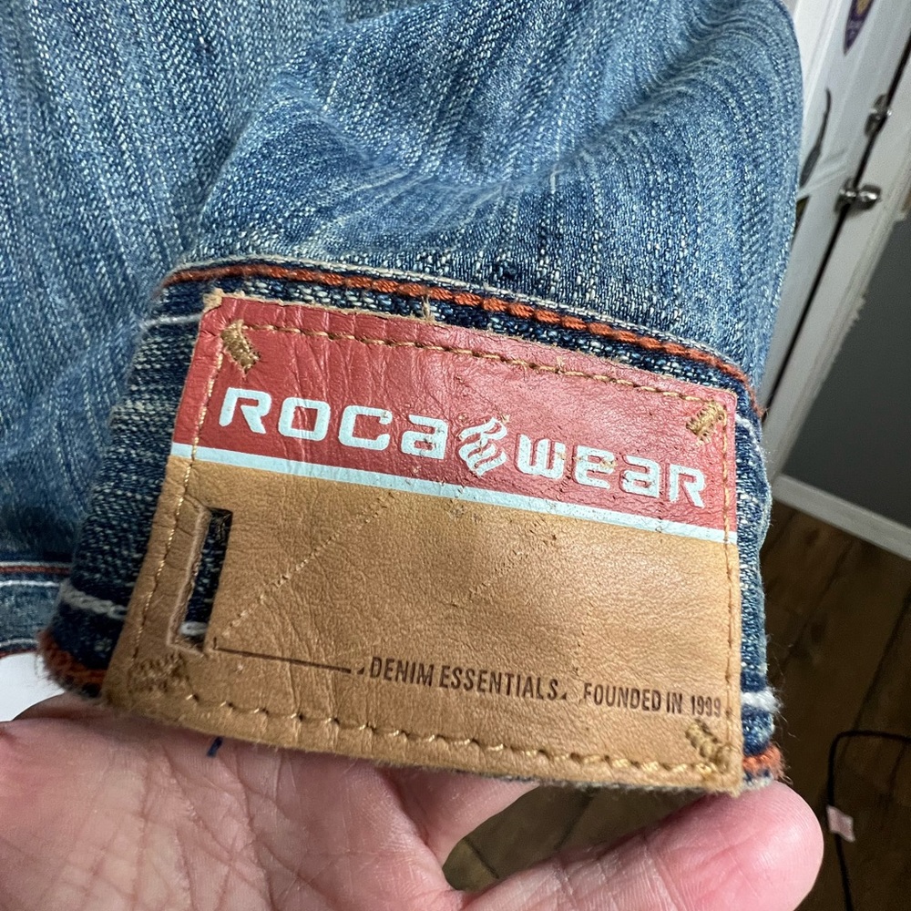 RocaWear Vintage Men’s Jean Jacket 2X - Picture 2 of 5
